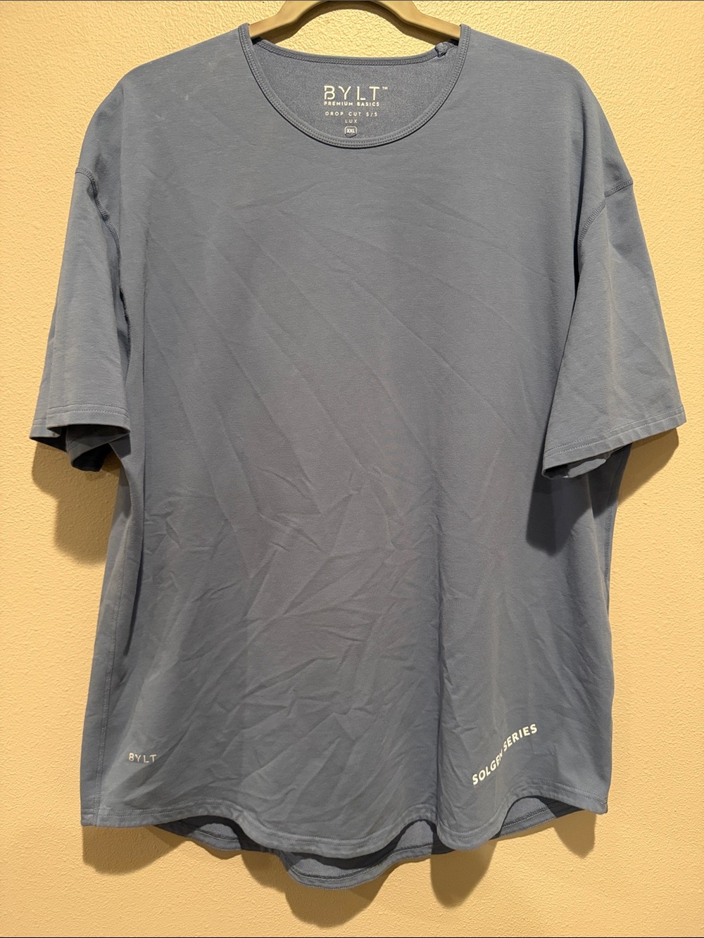 BYLT Men's Slate Blue Crew Neck T-Shirt Size: XXL